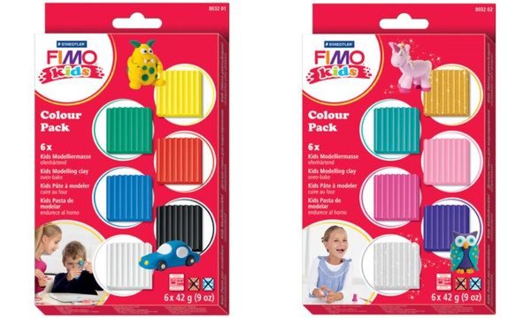 Image FIMO kids Modelliermasse-Set Colour Pack girlie, 6er Set (57890083)
