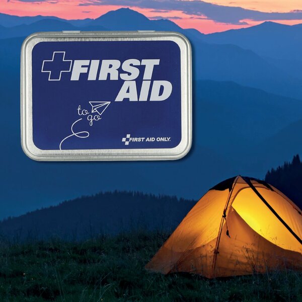 Image FIRST AID ONLY Erste-Hilfe-Tasche to go ohne DIN blau
