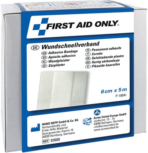 Image FIRST AID ONLY Pflaster P-10041 weiß