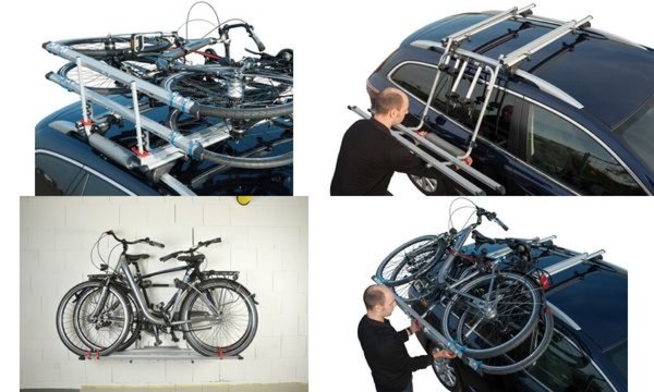 Image FISCHER Dachlift-Fahrradträger, für 2 Fahrräder (11580166)