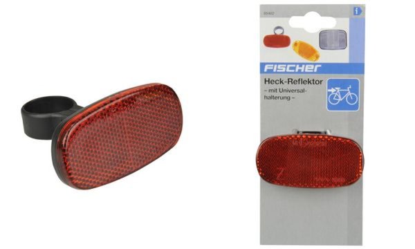 Image FISCHER Fahrrad-Heckreflektor, mit Universalhalterung (11610239)