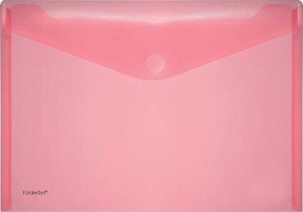 Image PP-Umschlag A4quer rot transparent