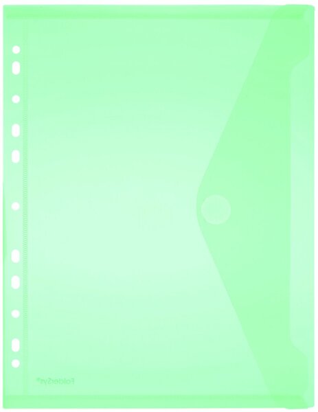 Image PP-Umschlag A4, Lochrand grün transparent