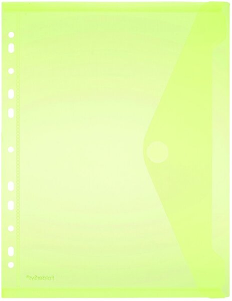 Image PP-Umschlag A4, Lochrand gelb transparent