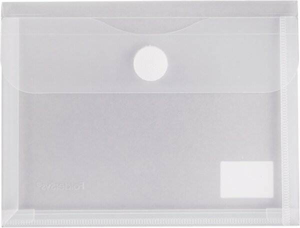 Image Sichttasche A6, Dehnfalte farblos matt transparent