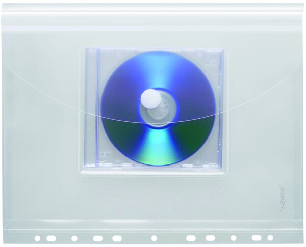 Image Umschlag, Dehnfalte, Abheftrand, CD farblos matt transparent