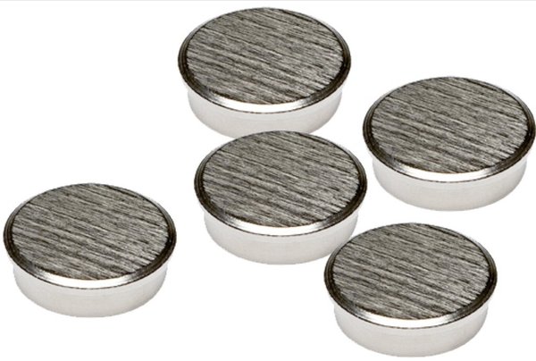 Image FRANKEN Chrom-Haftmagnet, Haftkraft: 13.000 g, Durchm. 25 mm Superhaftkraftmagn