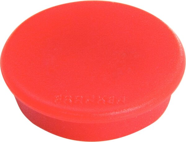 Image FRANKEN Haftmagnete rot 38mm 10 Stueck Durchmesser 38mm Tragfaehigkeit 2500g