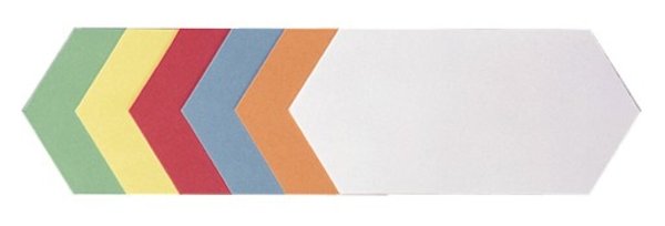 Image FRANKEN Moderationskarten 9.5 x 20.5 cm farblich sortiert