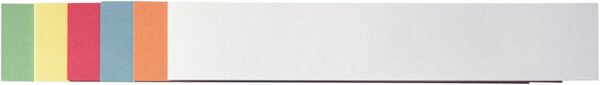 Image FRANKEN Moderationskarten Titelstreifen 9.5 x 54.5cm farblich sortiert