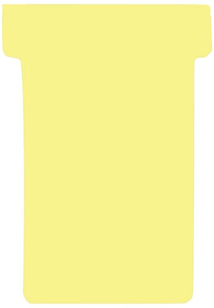 Image FRANKEN T-Steckkarten 4,8cm gelb; 1 Pack = 100 St.