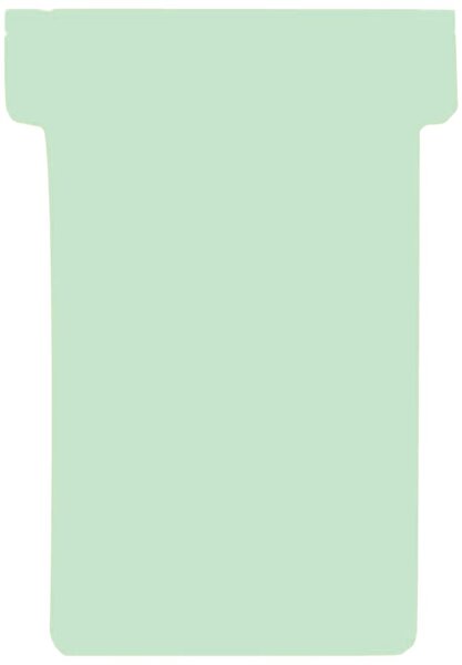 Image FRANKEN T-Steckkarten 4,8cm grün; 1 Pack = 100 St.