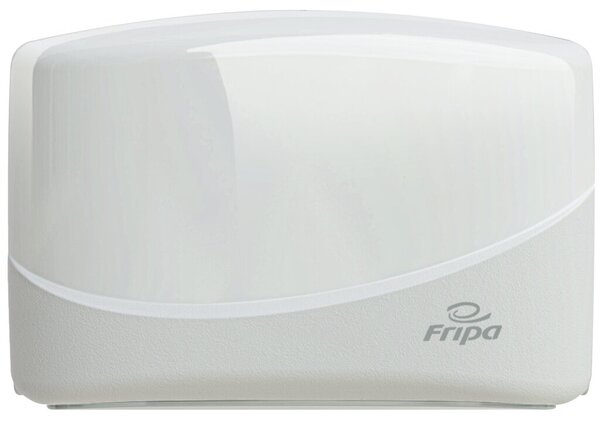Image FRIPA Falthandtuch-Spender, klein, Kunststoff, weiß passend für V-Falz und C-Fa