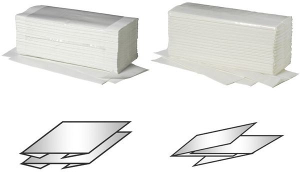 Image FRIPA Handtuchpapier Ideal, 250 x 500 mm, C-Falz, hochweiß 1-lagig, aus 100% Ze