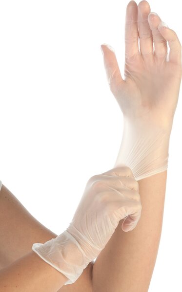 Image HYGONORM Vinyl-Handschuh "IDEAL LIGHT", S, weiß, puderfrei