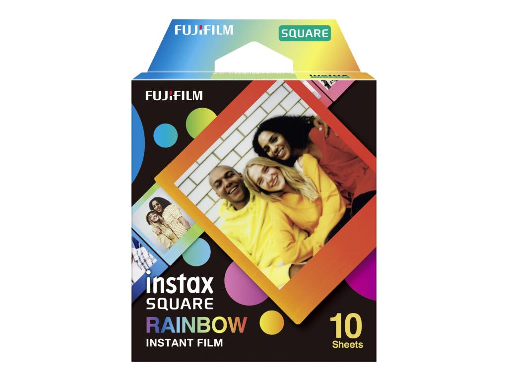 Image FUJIFILM Instax SQUARE RAINBOW WW 1 Sofortbild-Film farbig