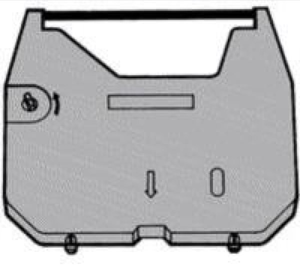 Image Farbband Gr. 153C schwarz für Brother AX-10, Breite 8 mm, Länge 155 m