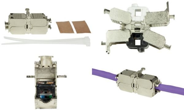 Image Feldkonfektionierb. Kabelverbinder Logilink STP CAT6A Metall