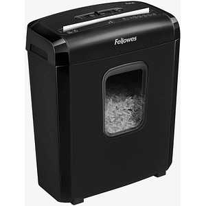 Image Fellowes Powershred 6M Aktenvernichter mit Partikelschnitt P-4 4 x 12 mm 6 Blatt schwarz