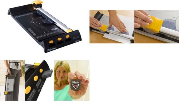 Image Fellowes Rollen-Schneidemaschine Neutron, DIN A4 SafeCut