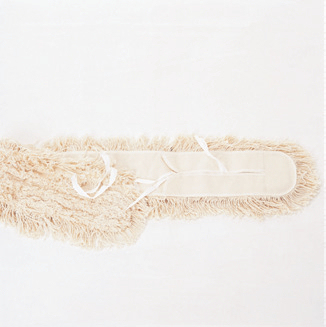 Image Feuchtwischmopp  60 cm mit Bändern und Tasche<br>100% Baumwolle, Aufnahme: Bänder, passend für Mopp-Halter 60027
