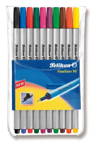 Image Finliner 96 fine 0,4mm Etui mit 10 Farben sortiert