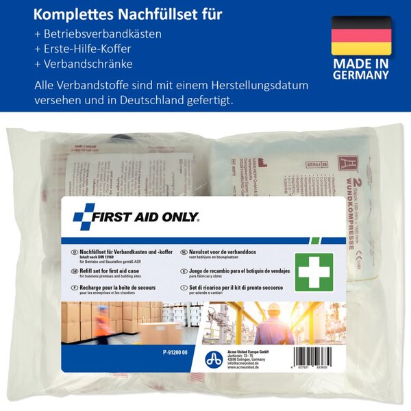 Image First Aid Only Erste Hilfe Nachfüllpack nach DIN 13169