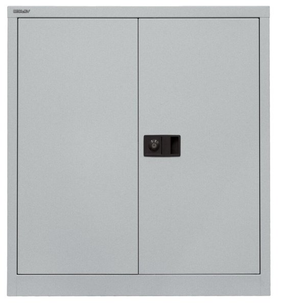 Image Flügeltürschrank, 1 Fachboden für 2 Orderhöhen, silber