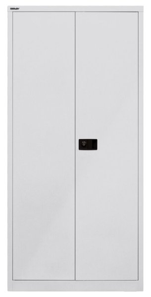 Image Flügeltürschrank, 4 Fachböden für 5 Ordnerhöhen, lichtgrau