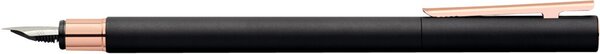 Image Füller NEO SLIM schwarz rosegold- farben M, mit gefedertem Clip,
