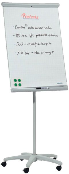 Image Franken Flipchart Mobil, U-Act Tafel magnethaftend, beschreibbar,