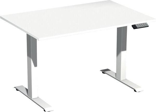 Image Elevate Basic Elektro-Hubtisch 1200x800x730-1230 weiß/weiß