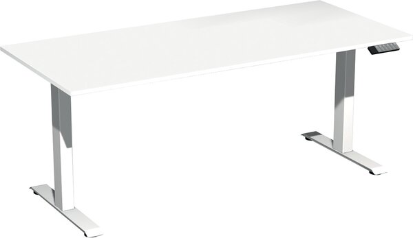Image Elevate Basic Elektro-Hubtisch 1800x800x730-1230 weiß/weiß