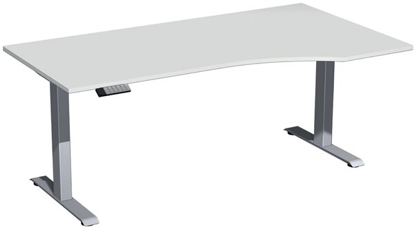 Image Elevate Basic Elektro-Hubtisch 1800x1000x730-1230 lichtgrau/silber