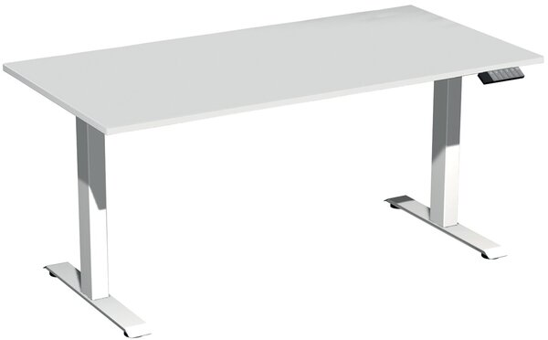 Image Elevate Plus Elektro-Hubtisch 1600x800x630-1280 lichtgrau/weiß