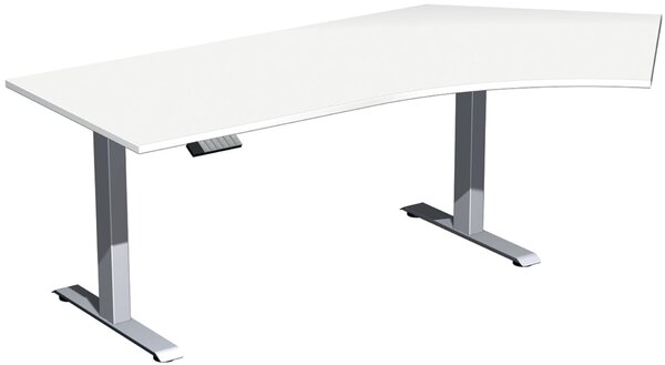 Image Elevate Plus Elektro-Hubtisch 2166x1130x630-1280 weiß/silber