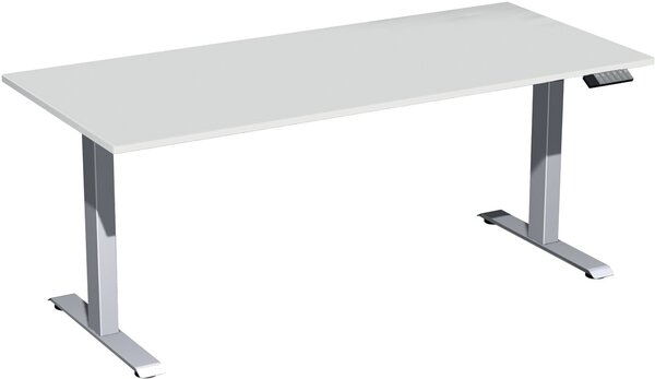 Image Elevate Plus Elektro-Hubtisch 1800x800x630-1280 lichtgrau/silber