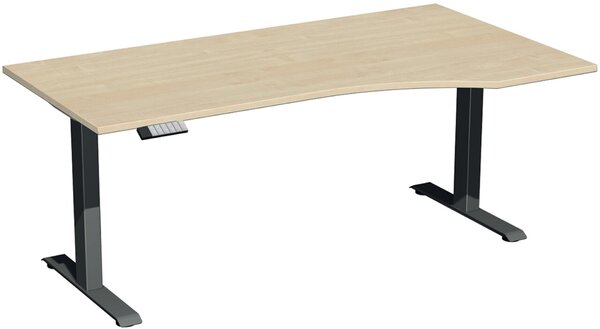 Image Elevate Plus Elektro-Hubtisch 1800x1000x630-1280 ahorn/anthrazit