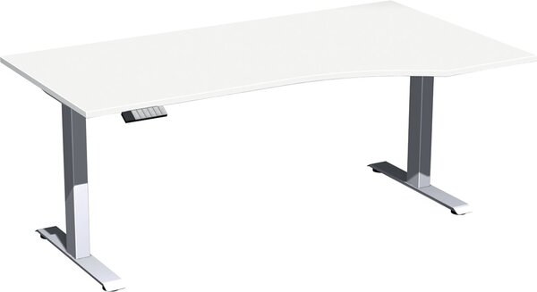 Image Elevate Plus Elektro-Hubtisch 1800x1000x630-1280 weiß/silber