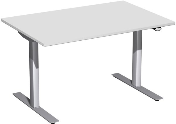 Image Schreibtisch Elektro-Hubtisch Flex B1200xT800xH650-1250mm, lichtgrau/