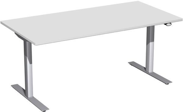 Image Schreibtisch Elektro-Hubtisch Flex B1600xT800xH650-1250mm, lichtgrau/