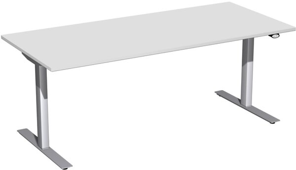 Image Schreibtisch Elektro-Hubtisch Flex B1800xT800xH650-1250mm, lichtgrau/
