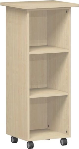 Image Caddy, H1170xB500xT450 Ahorn, Flex 4 Rollen davon 2 feststellbar