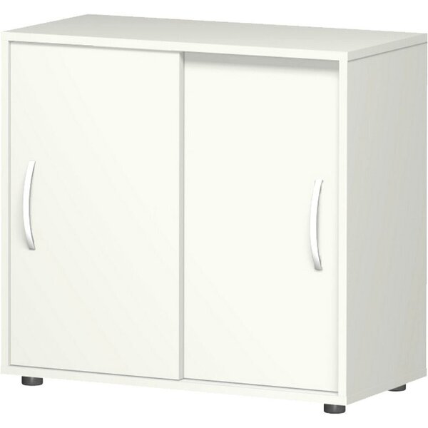 Image Schiebetürenschrank 2 OH mit Standfüßen, lichtgrau, Flex