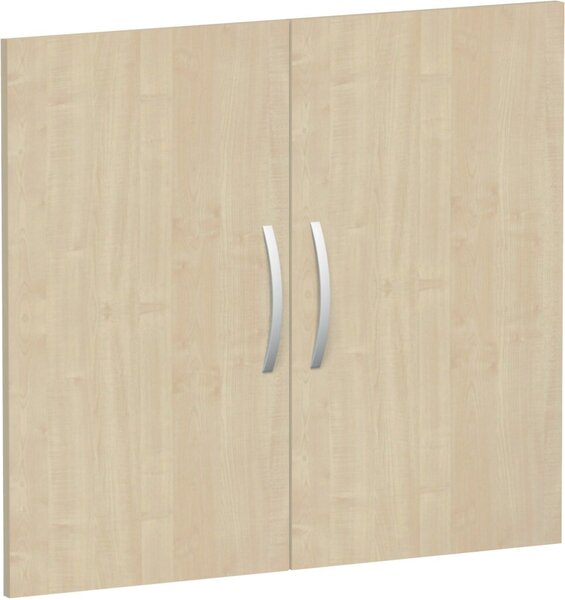 Image Flügeltürensatz 2 OH Ahorn für Regalbreite 80 cm, Flex