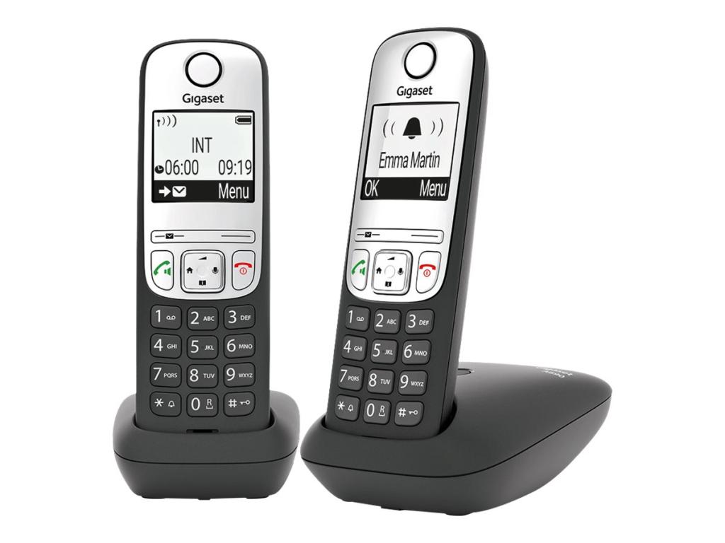 Image GIGASET A690 Duo Schnurloses Telefon analog Freisprechen, mit Basis, Wahlwieder