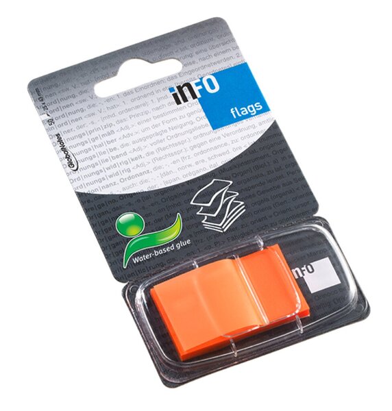 Image Index Haftstreifen,Orange, 25,4 mm 50 Heftstreifen