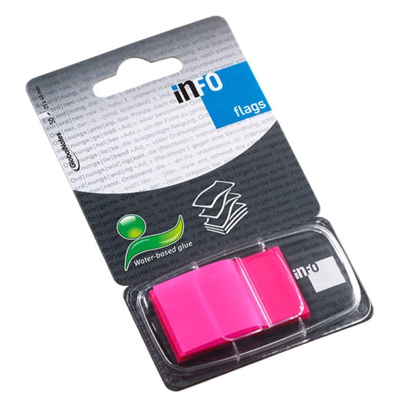 Image Index Haftstreifen,Pink, 25,4 mm 50 Heftstreifen