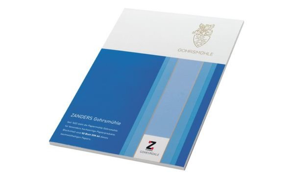 Image GOHRSMÜHLE Briefblock Bankpost, DIN A4, 100 g/qm, hochweiß (8008538)