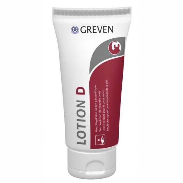 Image GREVEN® LOTION D, parfümiert | 100 ml <br>vormals LIGANA® Speziallotion D, für normale bis trockene Haut nach dem Waschen geeignet